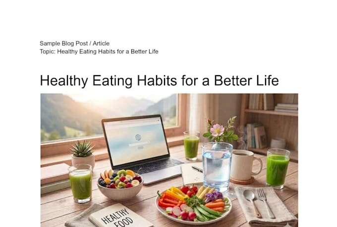 write SEO blog posts for you
